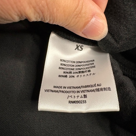 NWT Essentials Fear of God- Black Sweats. Size XS - Picture 8 of 9